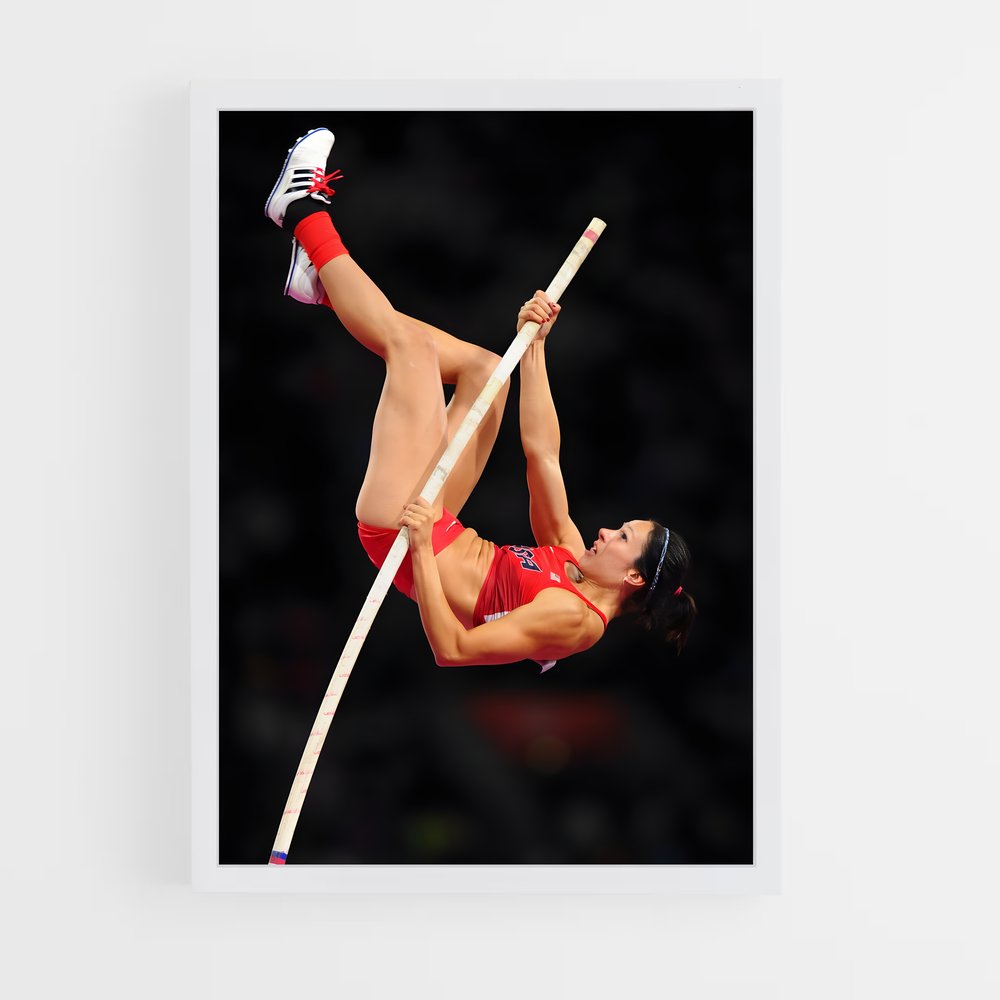 Poster Élégance au Saut – affiche Athlétisme (vue 3)